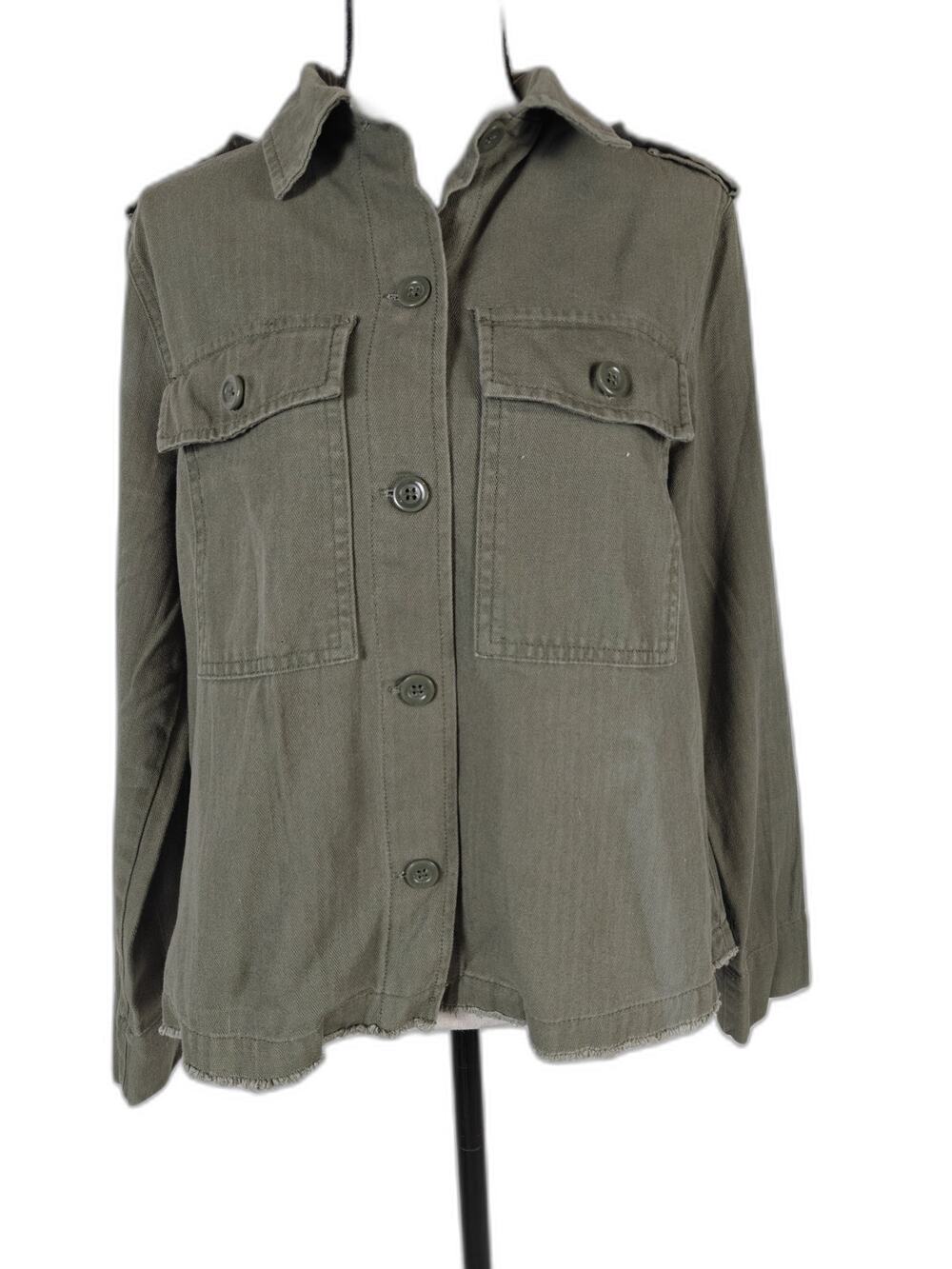 Womens Universal Thread Utility Jacket Olive Green S